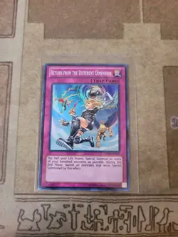 YUGIOH RETURN FROM THE DIFFERENT DIMENSION DPKB-EN038 SUPER UNLIMITED ED LP - Image 1