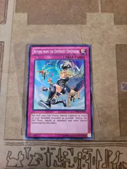 YUGIOH RETURN FROM THE DIFFERENT DIMENSION DPKB-EN038 SUPER UNLIMITED ED LP - Image 2