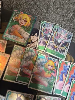 One Piece Carrot Custom Deck With Alt Art Leaker Green Minks Deck Alt Art SR - Image 1