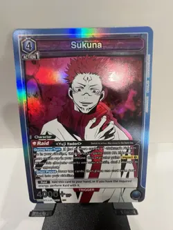 Union Arena Jujutsu Kaisen - Sukuna SR (Starter Deck) UE03ST/JJK-1-105 Foil - Image 1
