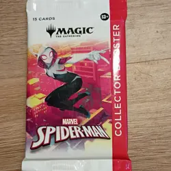 Magic: The Gathering Marvel Spider-Man Collector Booster Pack 15 Cards - Image 1