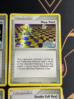 Pokemon EX Crystal Guardians Stamped Reverse Holo Foil Bundle Lot 4 Cards LP MP - Image 3