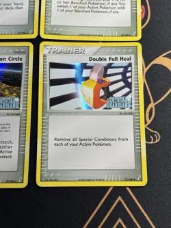 Pokemon EX Crystal Guardians Stamped Reverse Holo Foil Bundle Lot 4 Cards LP MP - Image 4