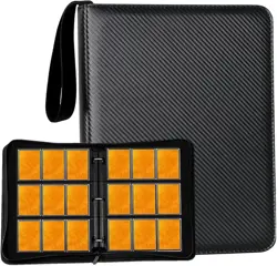 Card Binder 9 Pocket Premium Zipper Trading Card Album 720 Cards Folders for Col - Image 1