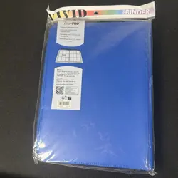 Ultra PRO 9 Pocket Zippered Binder Pokemon 360 Cards Holder Storage BLUE - Image 2