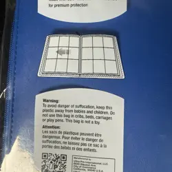 Ultra PRO 9 Pocket Zippered Binder Pokemon 360 Cards Holder Storage BLUE - Image 5