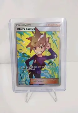 Pokemon TCG Blue's Tactics (Full Art) Sm-Unified Minds 231/236 2019 Card - Image 1