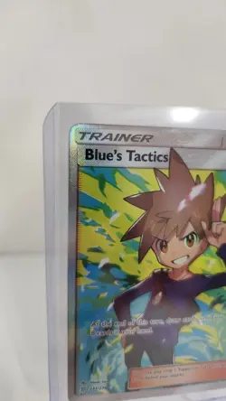Pokemon TCG Blue's Tactics (Full Art) Sm-Unified Minds 231/236 2019 Card - Image 2