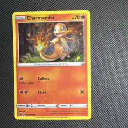 Charmander SWSH092 Sword & Shield Black Star Promo Pokemon Card - Image 1