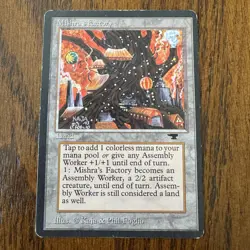 Mishra's Factory Antiquities Uncommon Magic the Gathering Land Card - Image 1