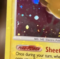 Pokemon Card - Zapdos - Majestic Dawn 14/100 Holo Rare DOUBLE SWIRL - MP - Image 4