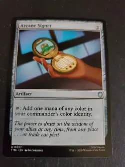 Arcane Signet Teenage Mutant Ninja Turtles TMNT TMT NM MTG - Image 1