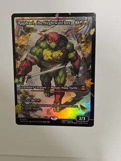 Raphael, the Nightwatcher * Showcase FOIL * - TMT Teenage Mutant Ninja Turtles - Image 2