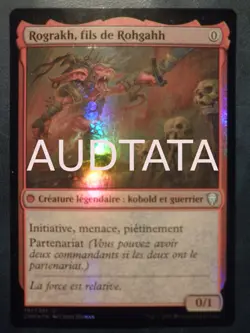 mtg magic Rograkh, Son of Rohgahh FOIL FRENCH vf fr Rograkh fils de commander - Image 1