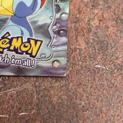 Pokemon Topps Squirtle Holo #07 E7 Of 12 Black Logo - Image 3