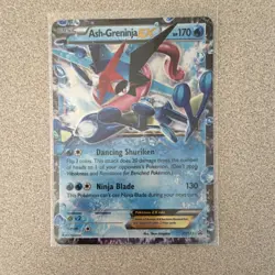 Pokemon Ash-Greninja EX Promo Foil Black Star XY133 XY Pokemon TCG - Image 1