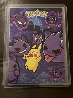 POKEMON CRYSTAL BLACK DARK EDITION 2025 Pikachu and Gengar Box Hit SR - Image 1