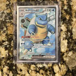 Pokemon TCG Blastoise EX 151 Scarlet & Violet NM/M Condition - Image 1