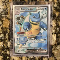 Pokemon TCG Blastoise EX 151 Scarlet & Violet NM/M Condition - Image 2