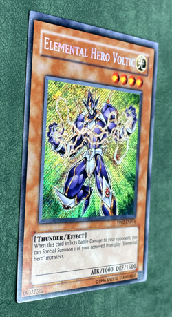 YUGIOH UNLIMITED PP02-EN014 ELEMENTAL HERO VOLTIC SECRET RARE NEAR MINT - Image 2