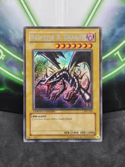 Yugioh Red-Eyes B. Dragon BPT-005 Secret Rare NM - Image 1
