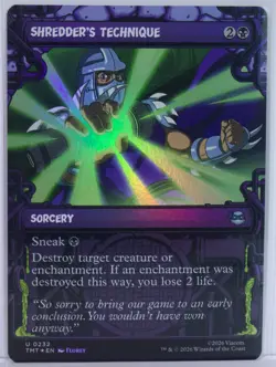 Shredder's Technique [New, Near Mint] Showcase *Foil* {TMNT SLD} - Image 1
