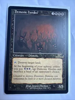 mtg 30th retro Demonic Hordes - Image 1