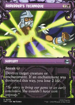 Shredder's Technique (Showcase) U Teenage Mutant Ninja Turtles 232 NM - Image 1