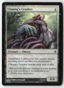 MTG - Ulamog's Crusher #13 - Regular - ROE Rise of the Eldrazi - Image 1