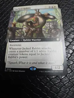 1 x Jacked Rabbit - Extended Art - Commander: Bloomburrow - NM-Mint - MTG - Image 1