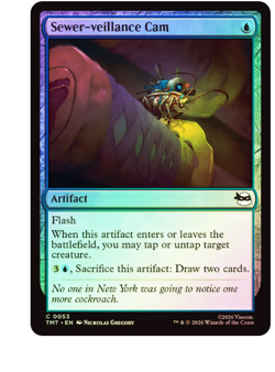 Sewer-veillance Cam - Foil Teenage Mutant Ninja Turtles MTG - Image 1