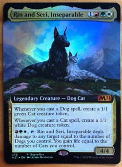 mtg magic rin and seri inseparable FOIL ENGLISH bab buy extended borderless - Image 1