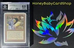 MTG Unlimited Edition 1993 Library of Leng BGS 8.5Q++ (Baby Quad++) NM/MT+ 93/94 - Image 4