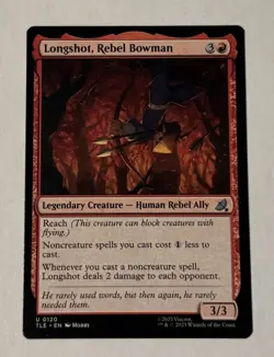 MTG Longshot, Rebel Bowman - Avatar: The Last Airbender: Eternal-Legal NM - Image 1