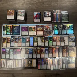 Magic The Gathering Lot Of Foils, Mythics and Rares Spider-Man & More! - Image 1