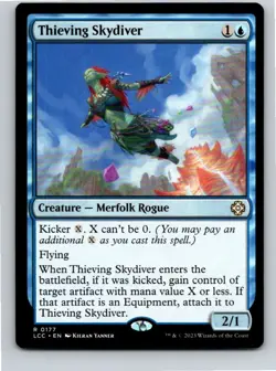 Magic the Gathering Thieving Skydiver The Lost Caverns of Ixalan Commander MTG - Image 1
