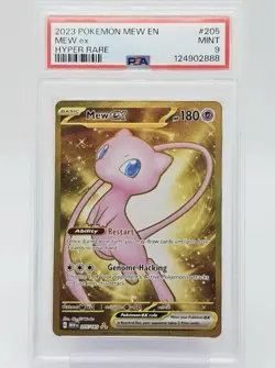 Mew ex 205/165 Scarlet & Violet 151 Holo Hyper Rare Pokemon - Image 1
