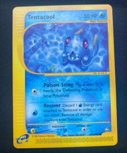 Pokemon TCG Tentacool Aquapolis 113/147 Regular LP. - Image 1