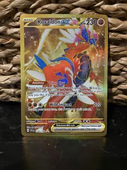 Pokemon Koraidon EX TCG Scarlet & Violet Base Set Hyper Rare Card 254/198 - Image 1