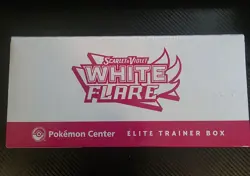 Pokemon Center White Flare Elite Trainer Box Factory Sealed - Image 4