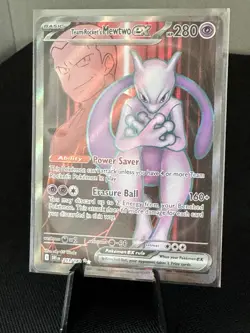 Pokemon Team Rocket's Mewtwo ex 213/182 Sv10: Destined Rivals Holo - 2025 NM - Image 1