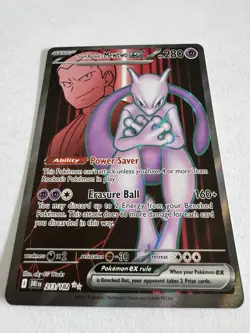 Pokemon Team Rocket's Mewtwo ex 213/182 Sv10: Destined Rivals Holo - 2025 NM - Image 2