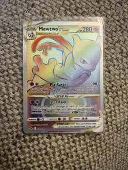 Mewtwo Vstar 079/078 Pokemon Go Rainbow Rare - Secret Rare - NM - Pokemon TCG - Image 1