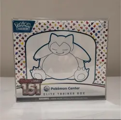 Pokemon Scarlet & Violet 151 Elite Trainer Box Snorlax Exclusive Pokemon Center - Image 1