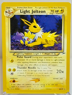 Pokemon TCG Light Jolteon 48/105 Neo Destiny, Great Condition, Never Played - Image 1