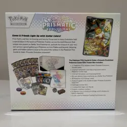 Pokemon Prismatic Evolutions Elite Trainer Box Eevee Pokemon Center English TCG - Image 3