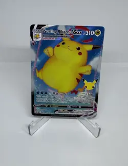 Pokemon Card - Surfing Pikachu VMAX Celebrations 009/025 Ultra Rare - A - Image 1