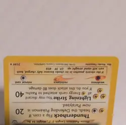 Wizards Raichu Base Set 2 Rare Pokemon Illus. Yamashita Card 21/64 2000 - Image 4