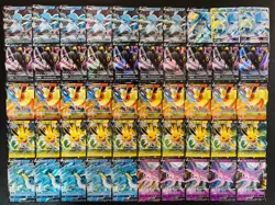 100 Eevee series Holo Full Arts Lot Set Pokemon Japanese Cards W048 - Image 4