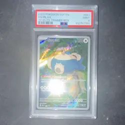 Pokemon Snorlax 051 Scarlet & Violet Promo Holo Elite Trainer Box PSA 9 - Image 1